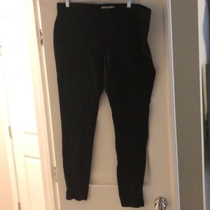 2xl ava & viv seamed black stretch legging